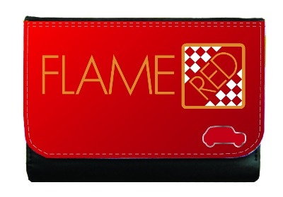 Mini Flame Red Wallet 
