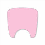 106 S2 Boot Lock Decal Plain Baby Pink