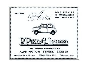 P.Pike and Co Austin Dealership Decal  X 2