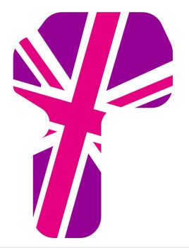 Weather Shield Union Flag Pink