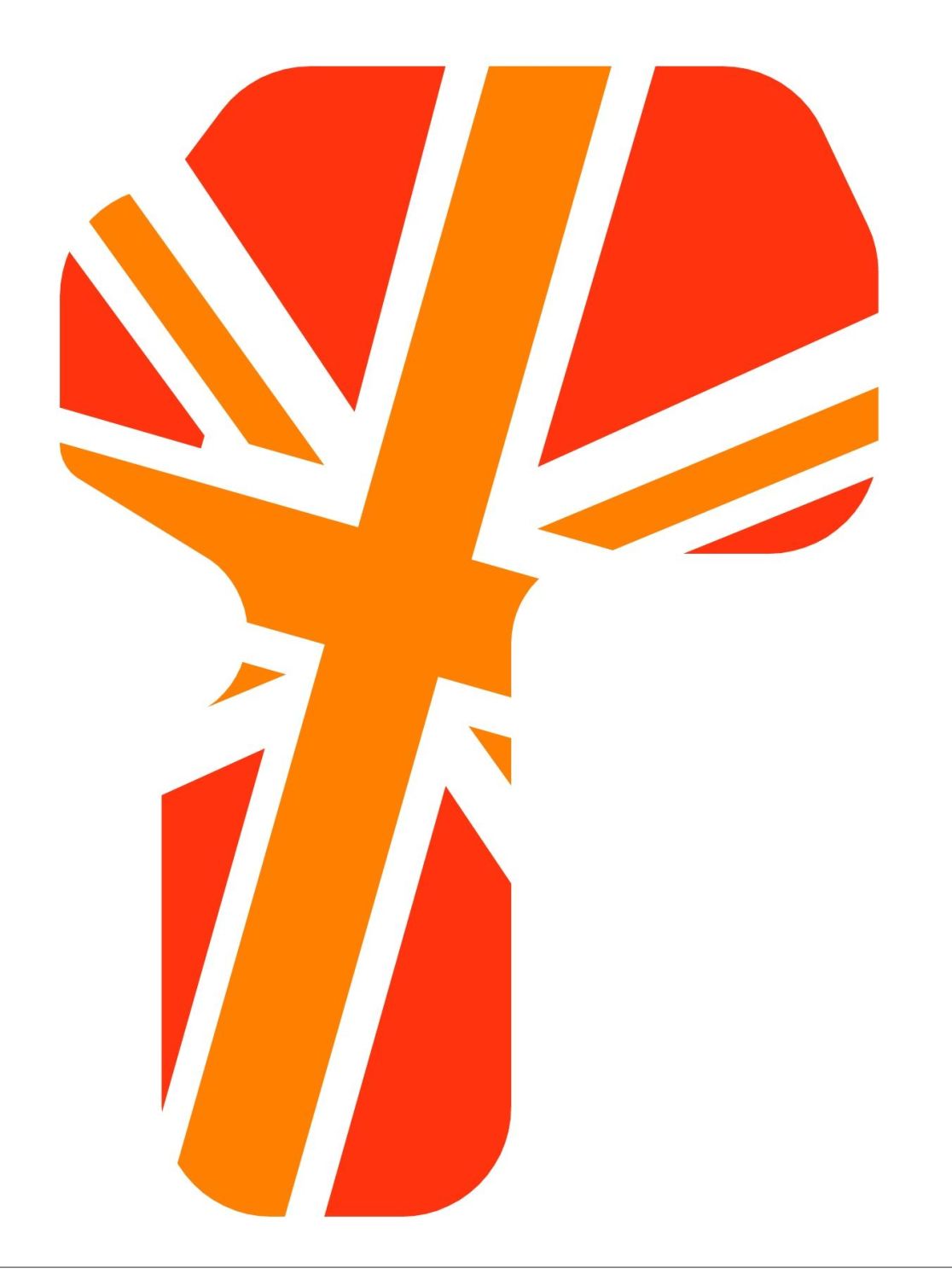 Classic Mini Weather Shield Union Flag Orange 