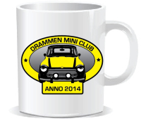 Ceramic 11oz Mug, DRAMMEN MINI CLUB