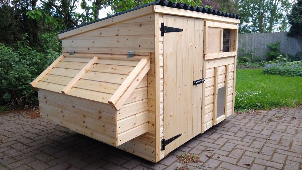 20 bird coop side redwood