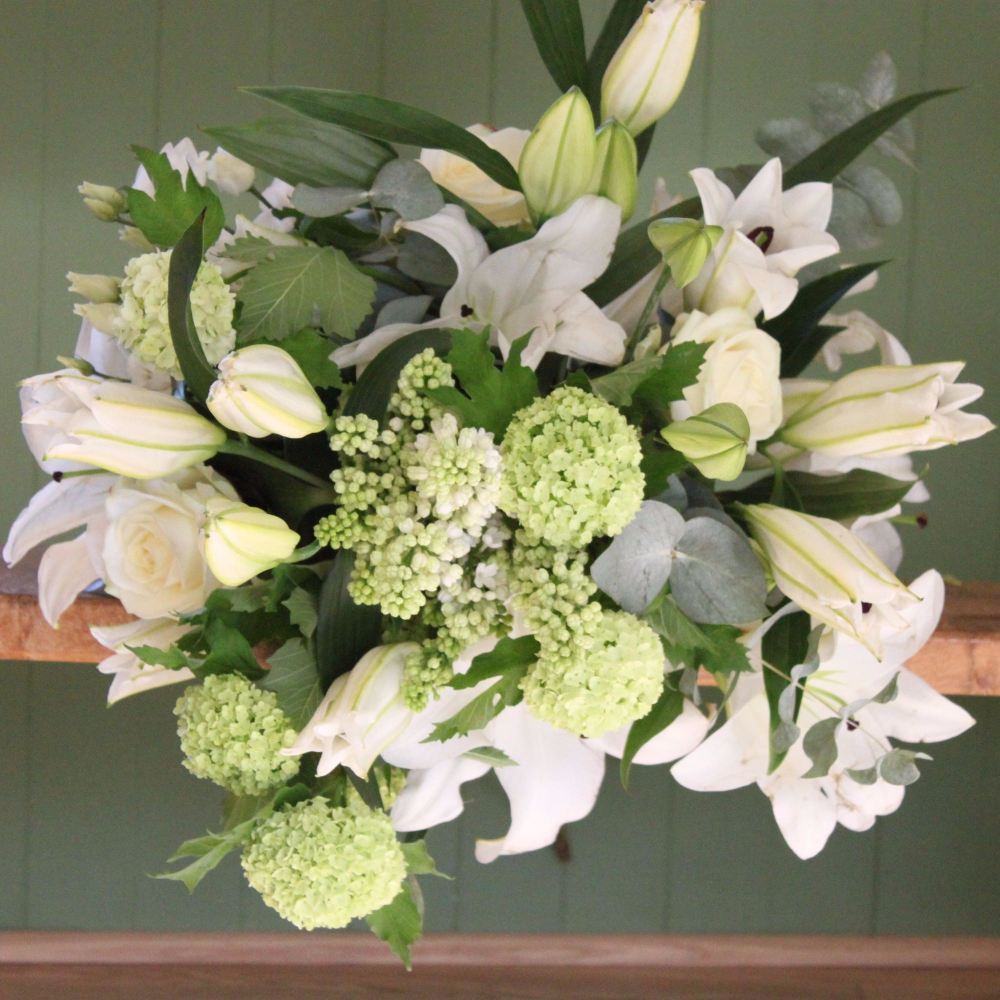 The Classic White Lily Bouquet