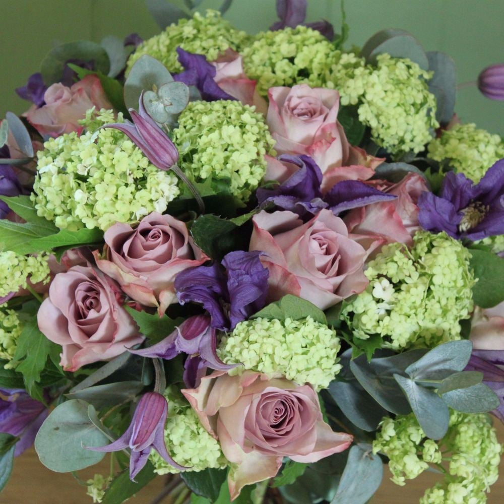 Vintage Rose, Clematis and Guelder Rose