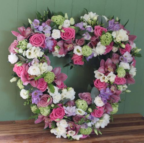 Rose, Freesia and Orchid Open Heart