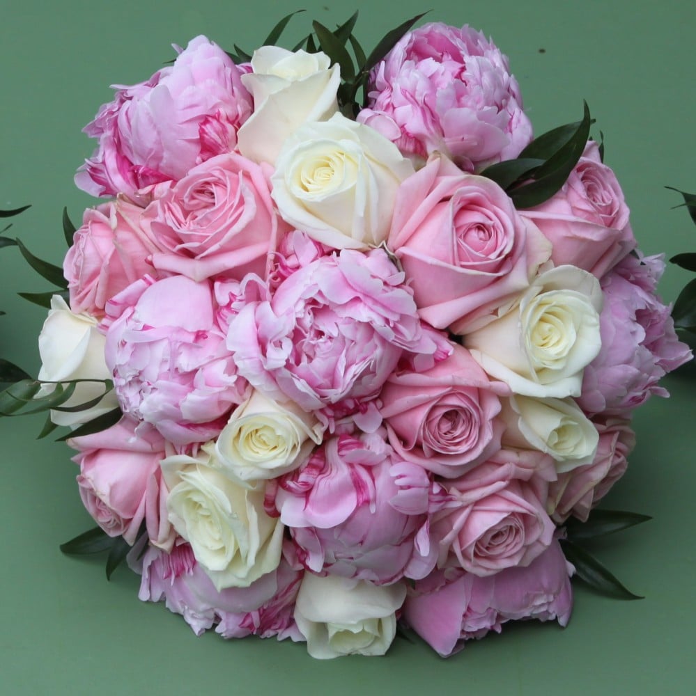 Rose and Peony Hand-tied Posy