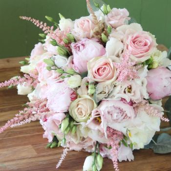 Romantic Pink Hand-tied Posy. Price from