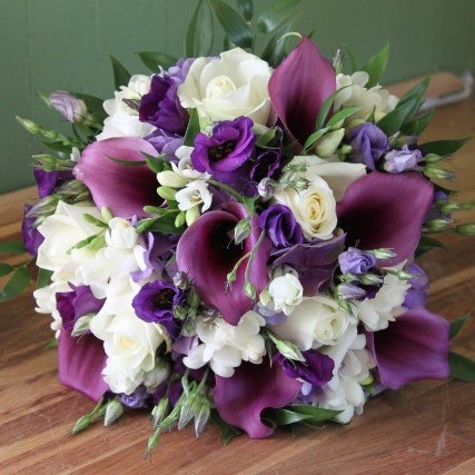 Rose and Calla Lily Hand-tied Posy