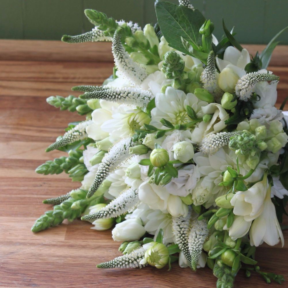 Classic White Hand-tied Posy