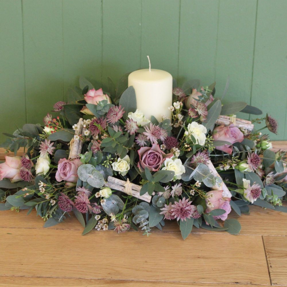 Vintage Candle Arrangement