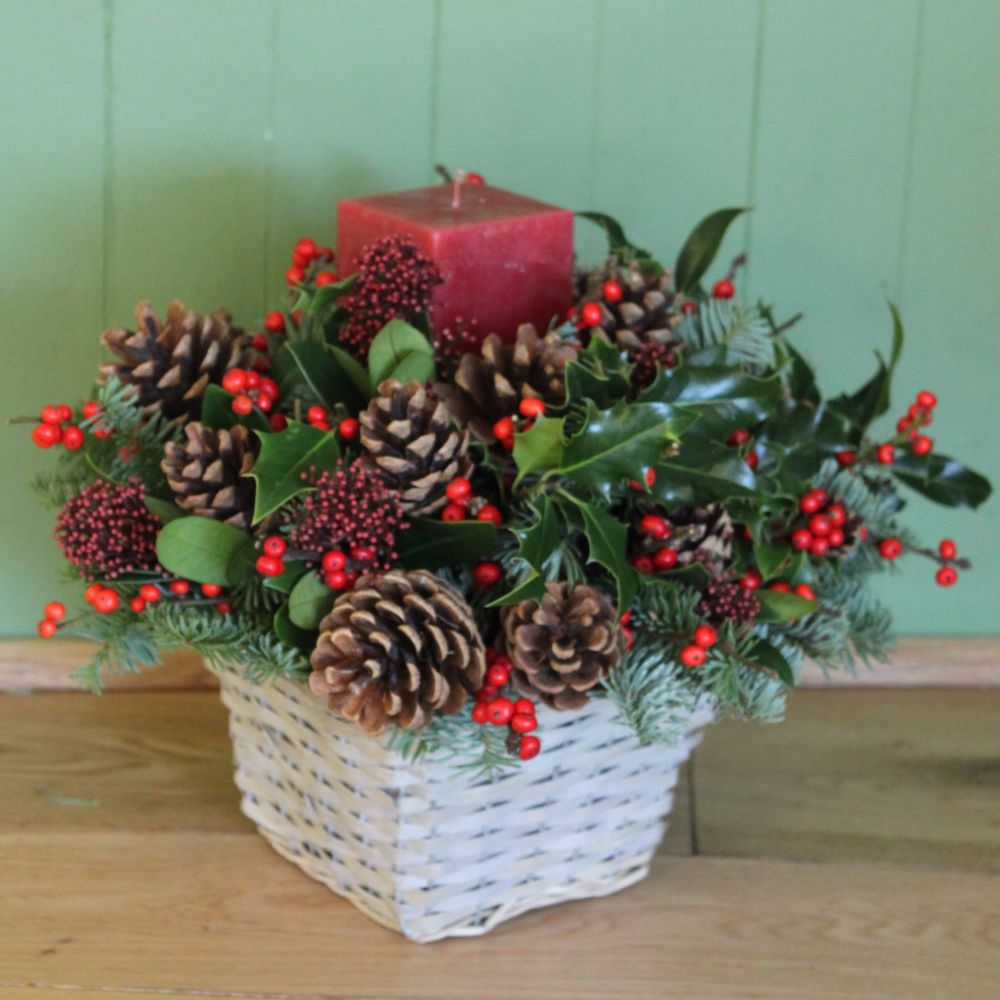 Winter Berry Basket