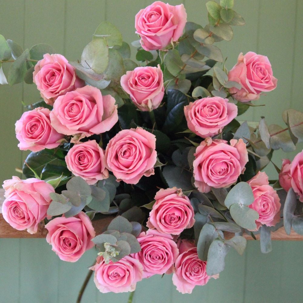 Pink Rose Valentine's Bouquet