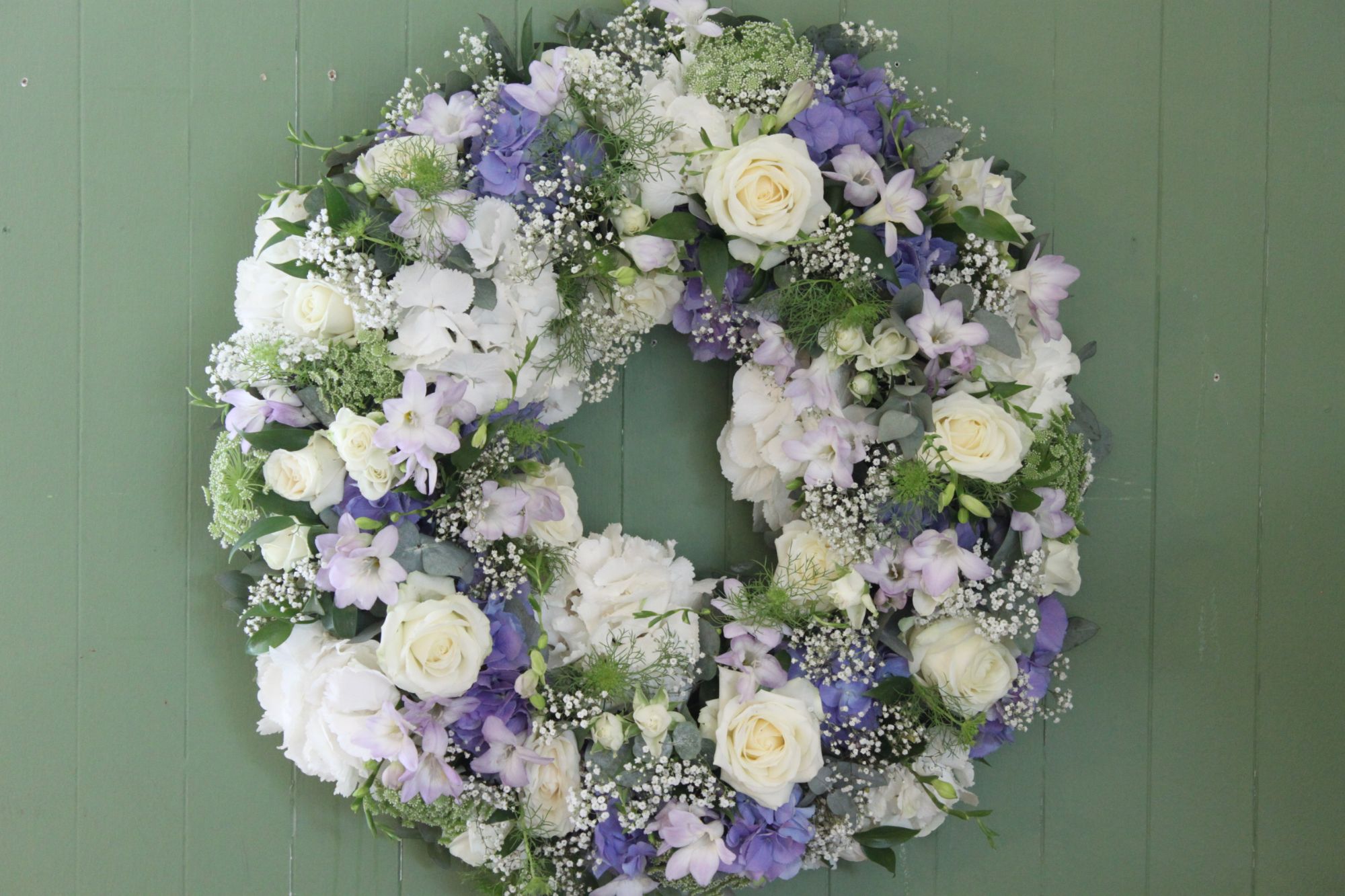 wreath funeral tribute Crawley