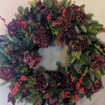 1F. Rustic Christmas Wreath