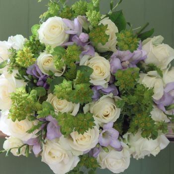 Ivory Rose and Lilac Freesia Bouquet. Price from