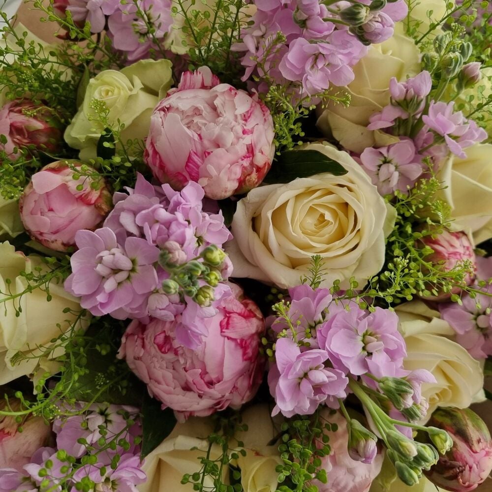 A Cottage Pink Peony Bouquet. Price from