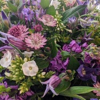 Cottage Garden Purples Bouquet. Price from