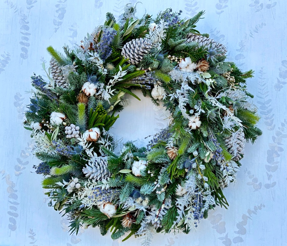 Sea Mist Christmas Wreath