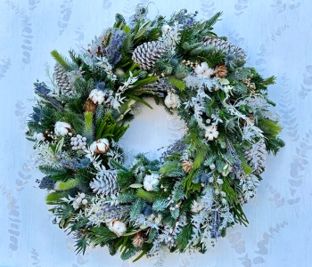 Sea Mist Christmas Wreath