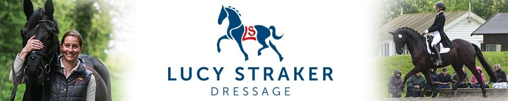 Lucy Straker Dressage, site logo.