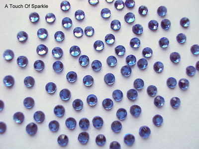 1440 ss10 (3mm) LT SAPPHIRE / BLUE Rhinestones