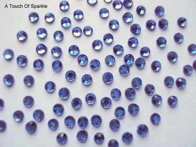 144 ss10 (3mm) LIGHT SAPPHIRE / BLUE Rhinestones