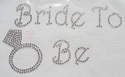 Bride to Be (with ring)  - Clear