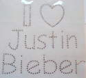 I Love Justin Bieber - Clear