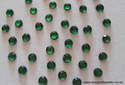 144 ss10 (3mm) GREEN Rhinestones