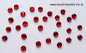 144 ss10 (3mm) SIAM / RED Rhinestones