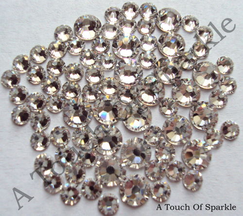 SS6 (2mm) Swarovski Crystals *50 PCS PER PACK* (2058, Flat Backed, Non Hotfix)