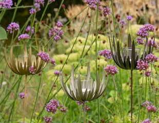 Tea lighters and Verbena