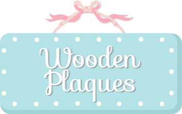 wooden plaques