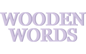 wooden words