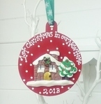 First Christmas New Home 3D Bauble