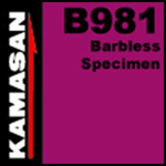 Kamasan B981 barbless specimen #20 hooks.x 19 pkts.