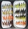 1 box of 48 assorted salmon flies