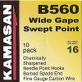 Kamasan B560 qwide gape swept point hooks