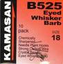 Kamasan B525 eyed whisker barb hooks
