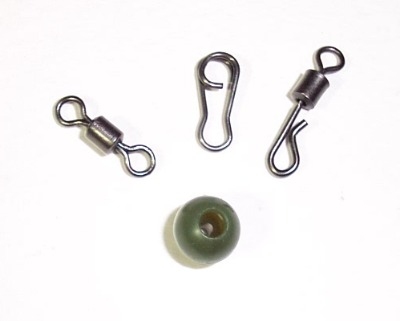 Carp terminal tackle, Beads/quick link/swivels/quick change swivel.