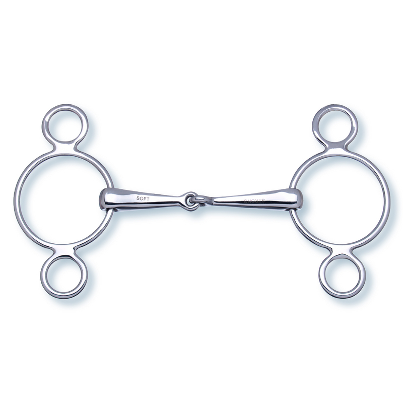Stubben 2 in 1 Jointed Three Ring Gag