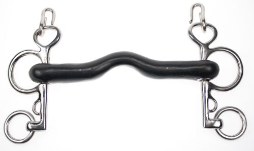 Abbey Vulcanite Ported Short Shanked Pelham