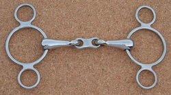 6.5 French Link Three Ring Gag