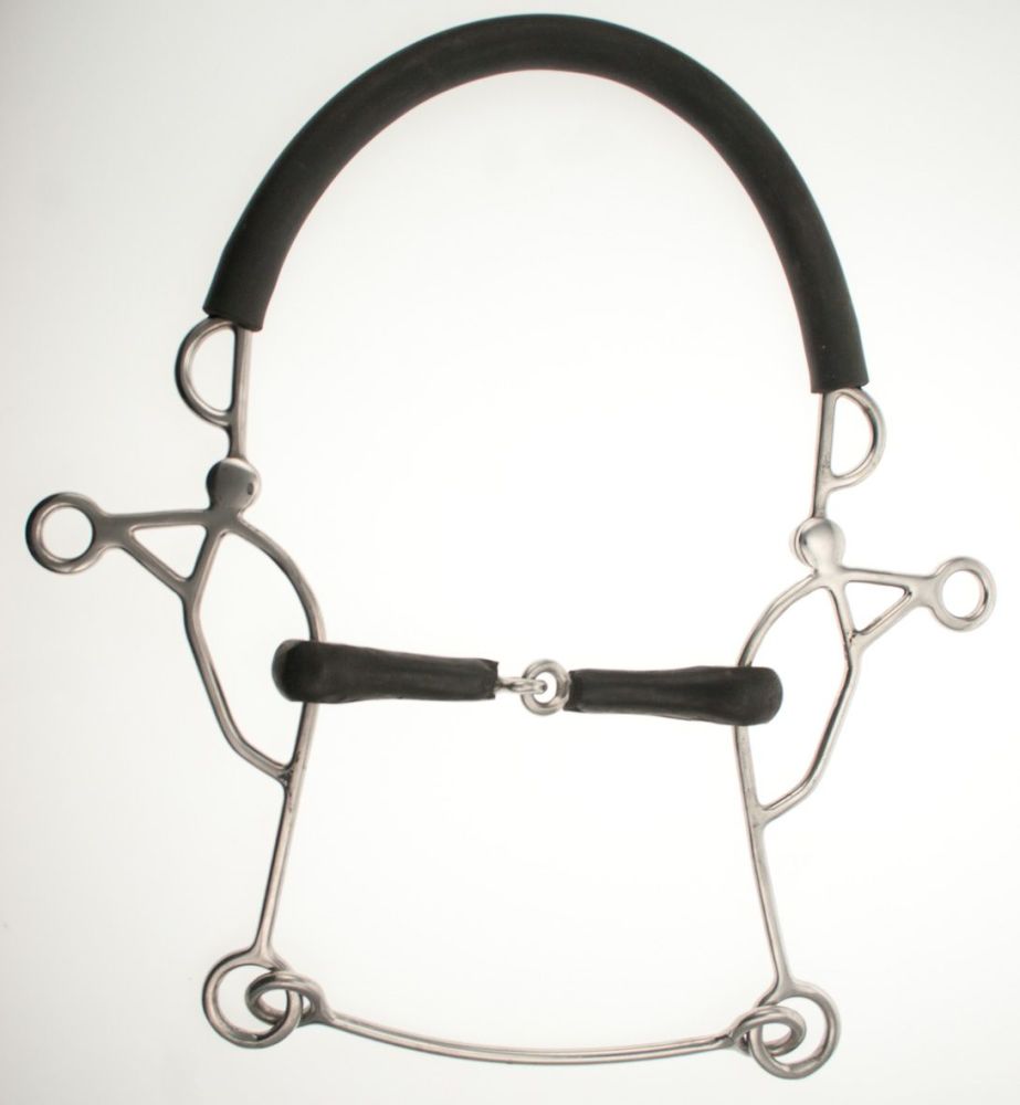 Abbey Vulcanite Jointed Combination Hackamore