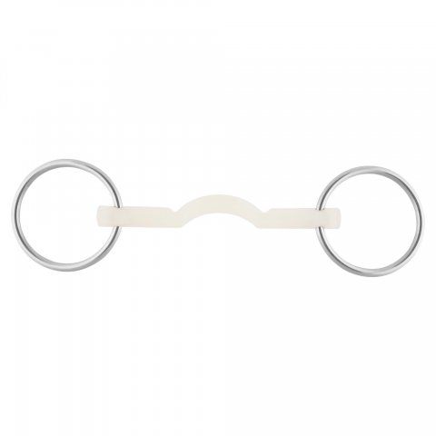 Nathe Mullen Ported Loose Ring - Soft density - 15mm