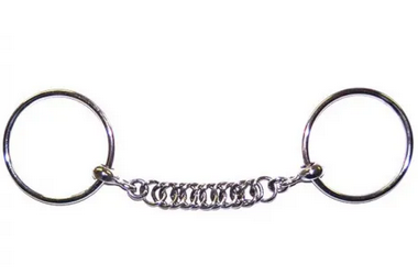 Abbey Loose Ring Curb Chain Snaffle
