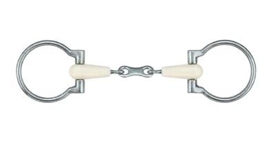 Happy Mouth French Link Western Dee Ring Bit