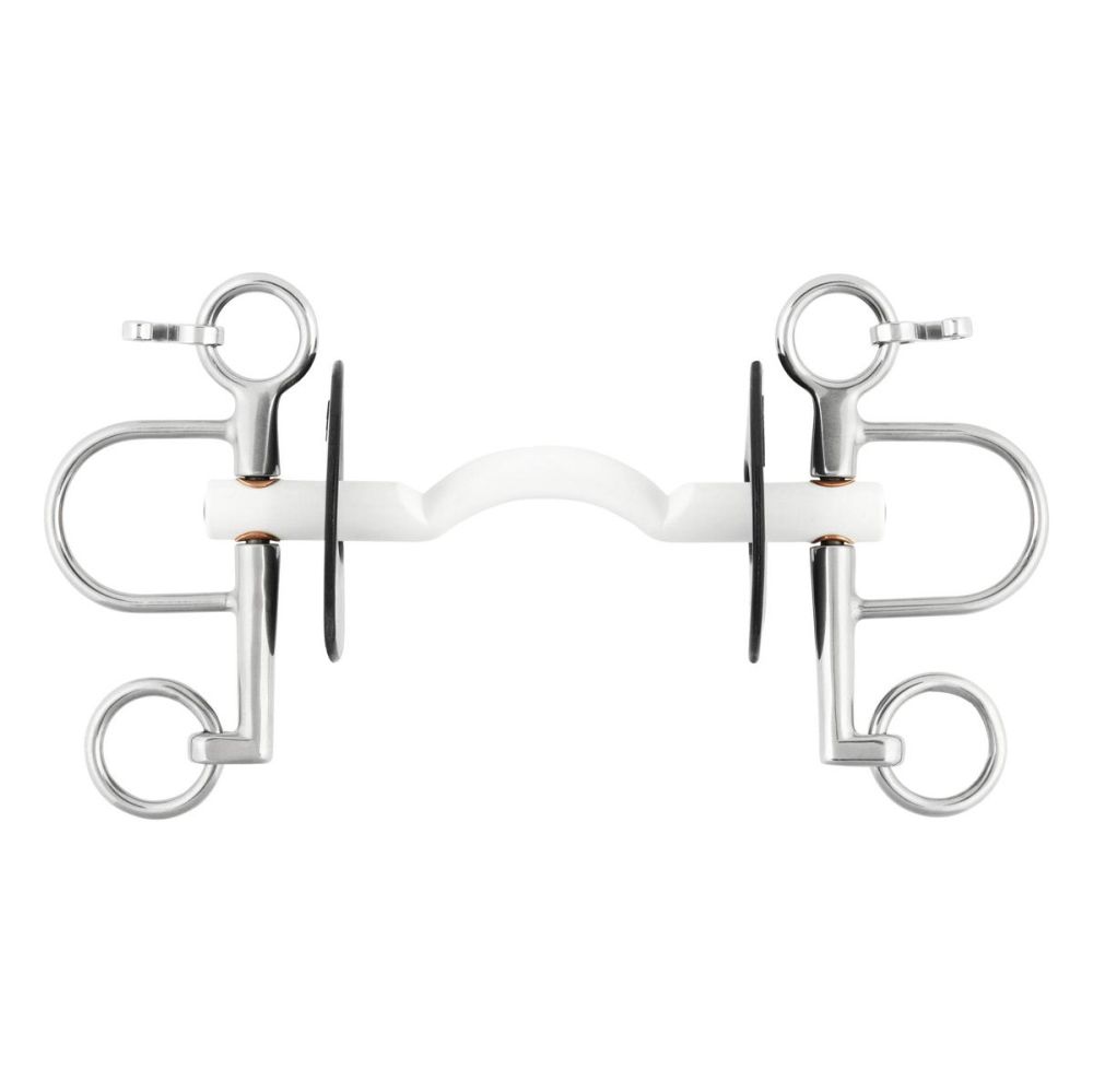 Nathe Flexi Mullen Loose Ring Snaffle Bit - 20mm | www.applesaddlery.com |  Equestrian and Outdoor Superstore