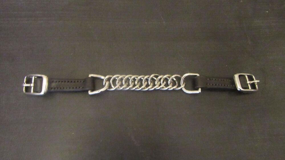 Single Curb Chain Attachment for back of Grackle and compatible bridles silver chains here 26th Feb